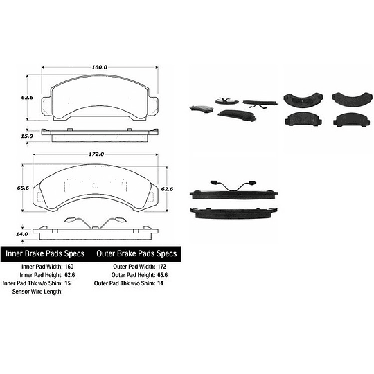 Pastillas Freno Ford Ranger 1983-1992 Delantero