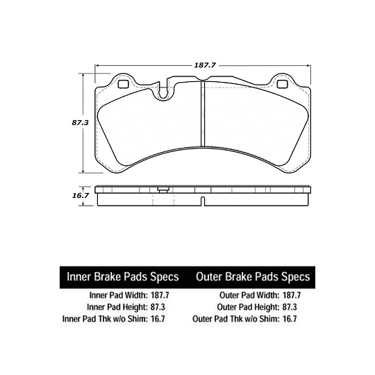 Pastillas Freno Volvo S60 2011-2018 Delantero