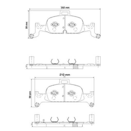 Pastillas Freno Audi A4 2016-2023 Delantero