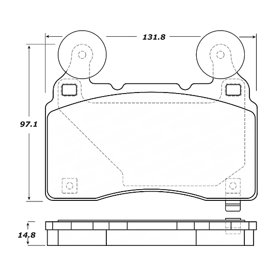 Pastillas Freno Cadillac CT6 2016-2020 Delantero