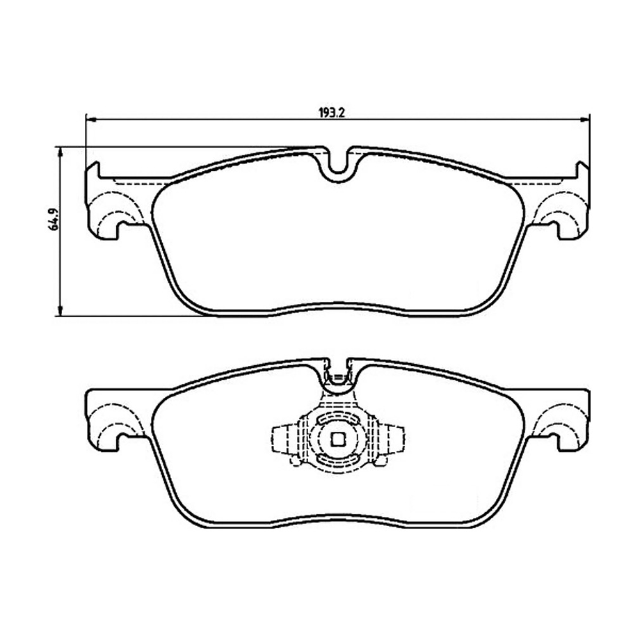 Pastillas Freno Land Rover Velar 2017-2023 Delantero 2