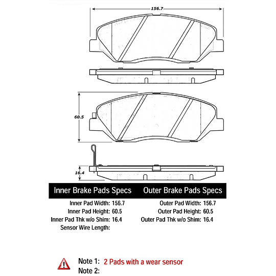 Pastillas Freno Hyundai Santa Fe 2007-2013 Delantero