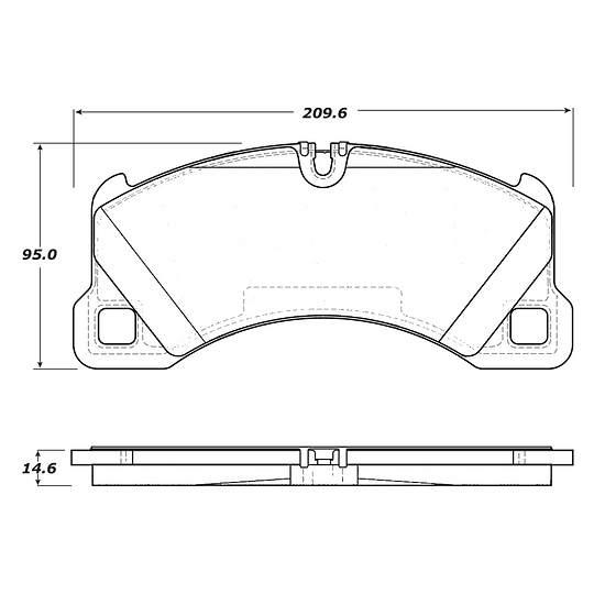 Pastillas Freno Porsche Macan 2014-2023 Delantero