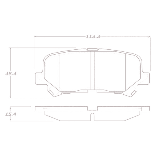 Pastillas Freno Honda Odyssey 2013-2023 Trasero