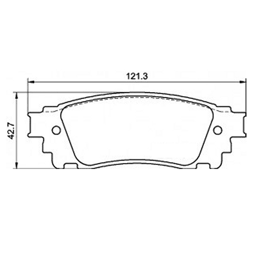 Pastillas Freno Lexus RX 300 2016-2023 Trasero