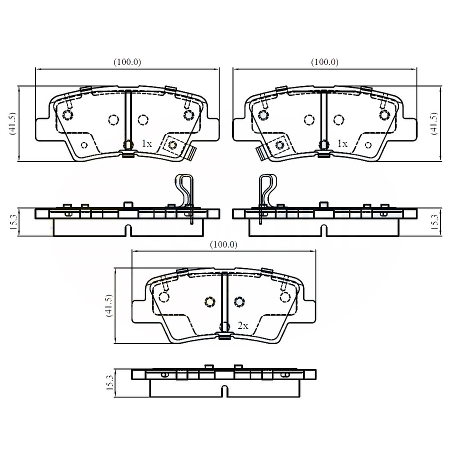 Pastillas Freno MOTAQUIP LVXL1777 4