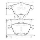 Pastillas Freno PQPRO 500.11860 2