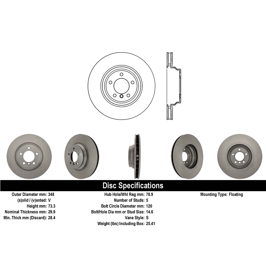 Disco Freno STOPTECH 320.34093H 3