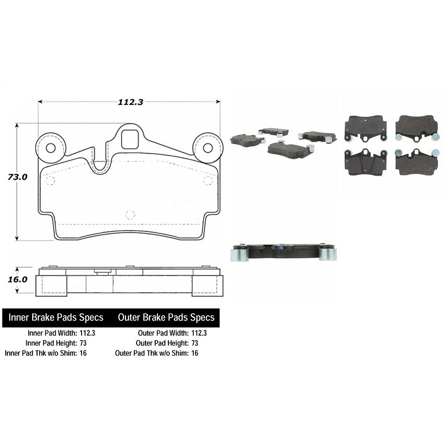 Pastillas Freno POWERSTOP NXE-978 2