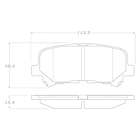 Pastillas Freno Honda Odyssey 2013-2023 Trasero 2