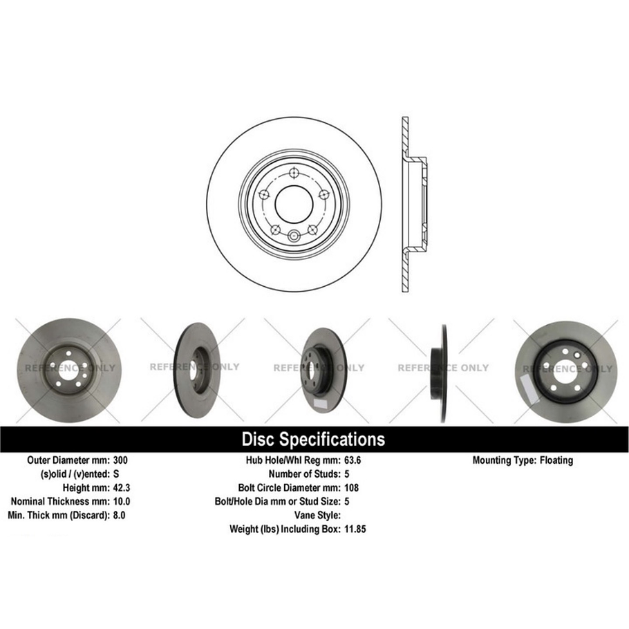 Disco Freno Land Rover Discovery Sport 2014-2019 Trasero 2