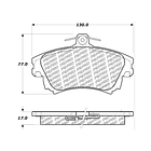 Pastillas Freno Smart Forfour 2004-2006 Delantero 4