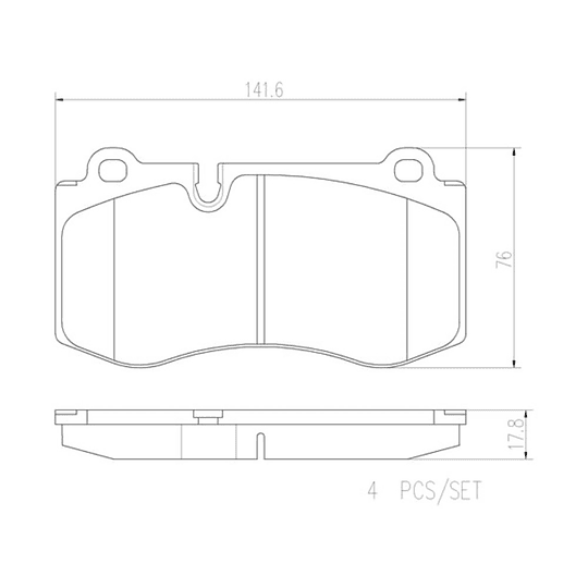 Pastillas Freno Mercedes Benz S400 HYBRID 2006-2013 Delanter