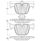Pastillas Freno BMW 440i xDrive 2014-2020 Trasero 3