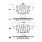 Pastillas Freno Volvo XC90 2003-2015 Delantero 3