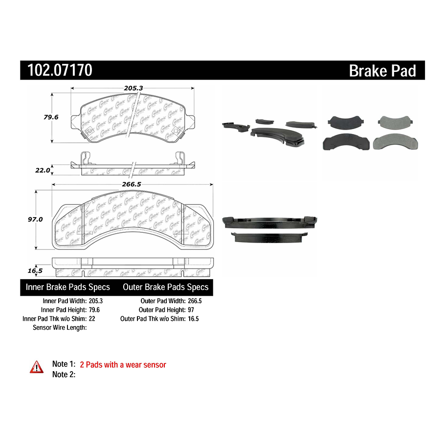 Pastillas Freno Chevrolet B series 1993-2003 Delantero, Tras 2