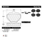 Pastillas Freno Land Rover Discovery 1989-1998 Trasero 3