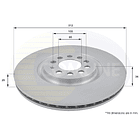 Disco Freno COMLINE ADC1438V 2