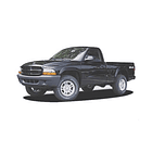 Pastillas Freno Dodge Dakota 1997-2004 Delantero 1