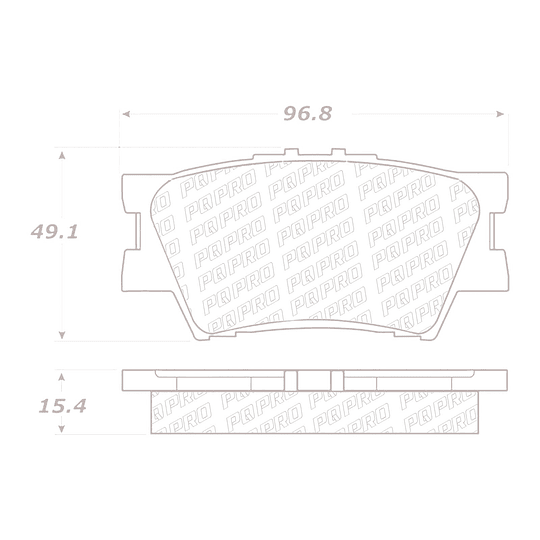 Pastillas Freno Toyota Camry 2007-2013 Trasero