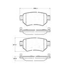 Pastillas Freno Mazda 6 2012-2016 Delantero 1