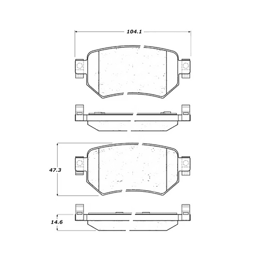 Pastillas Freno Mazda 6 2012-2016 Delantero