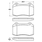 Pastillas Freno Jaguar S-Type 2000-2008 Delantero, Trasero 3