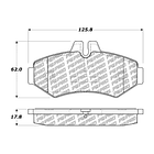 Pastillas Freno Mercedes Benz G550 1990-2018 Trasero 3