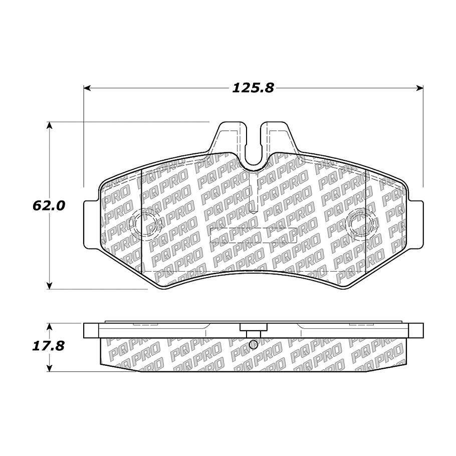 Pastillas Freno Mercedes Benz G550 1990-2018 Trasero 4