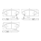 Pastillas Freno Mazda CX-3 2016-2023 Delantero 2