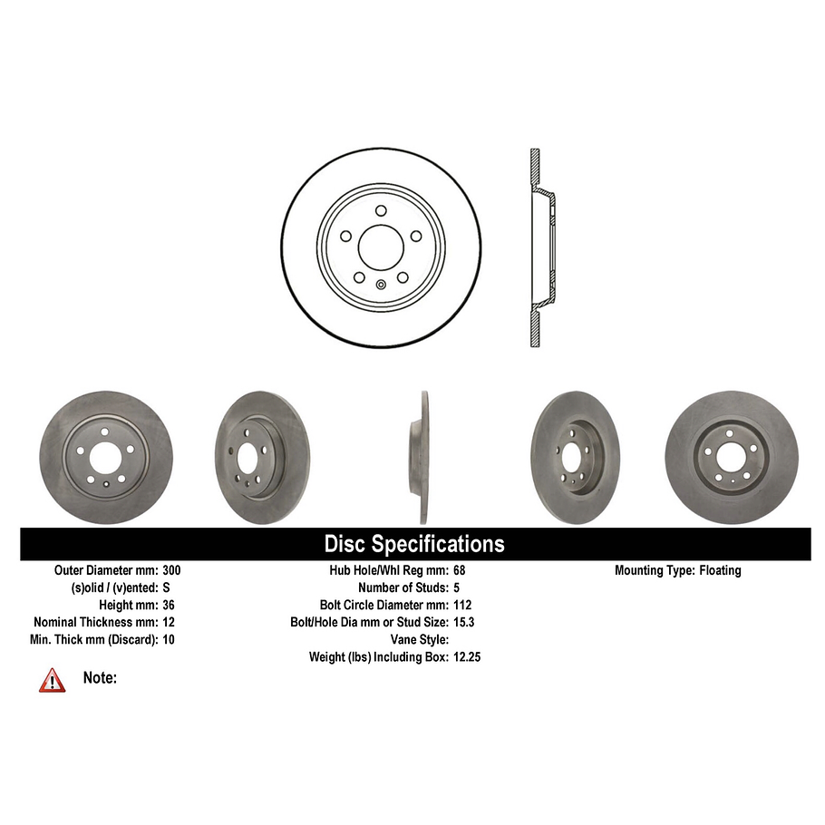 Disco Freno COMLINE ADC2866 2