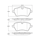 Pastillas Freno Mini Cooper 2006-2013 Delantero 4