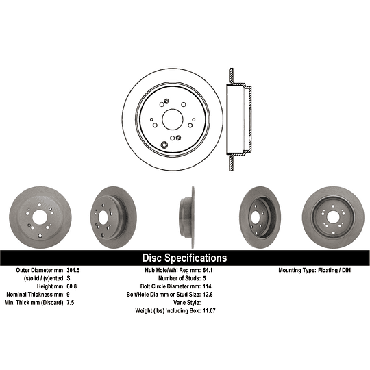 Disco Freno ALLIED NIPPON AND6189