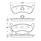 Pastillas Freno PQPRO 500.09640 2