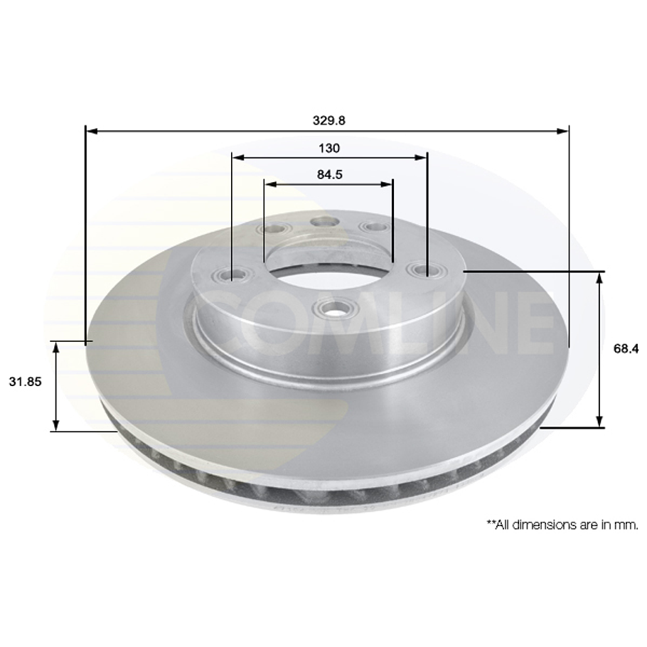 Disco Freno COMLINE ADC1475V 3