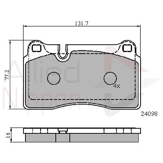 Pastillas Freno Audi A6 1997-2004 Delantero