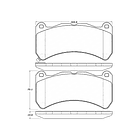Pastillas Freno Lexus IS350 2006-2013 Delantero 2
