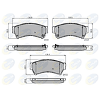 Pastillas Freno Ford Fusion 2006-2009 Delantero 4