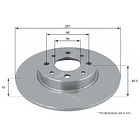Disco Freno COMLINE ADC1835 1