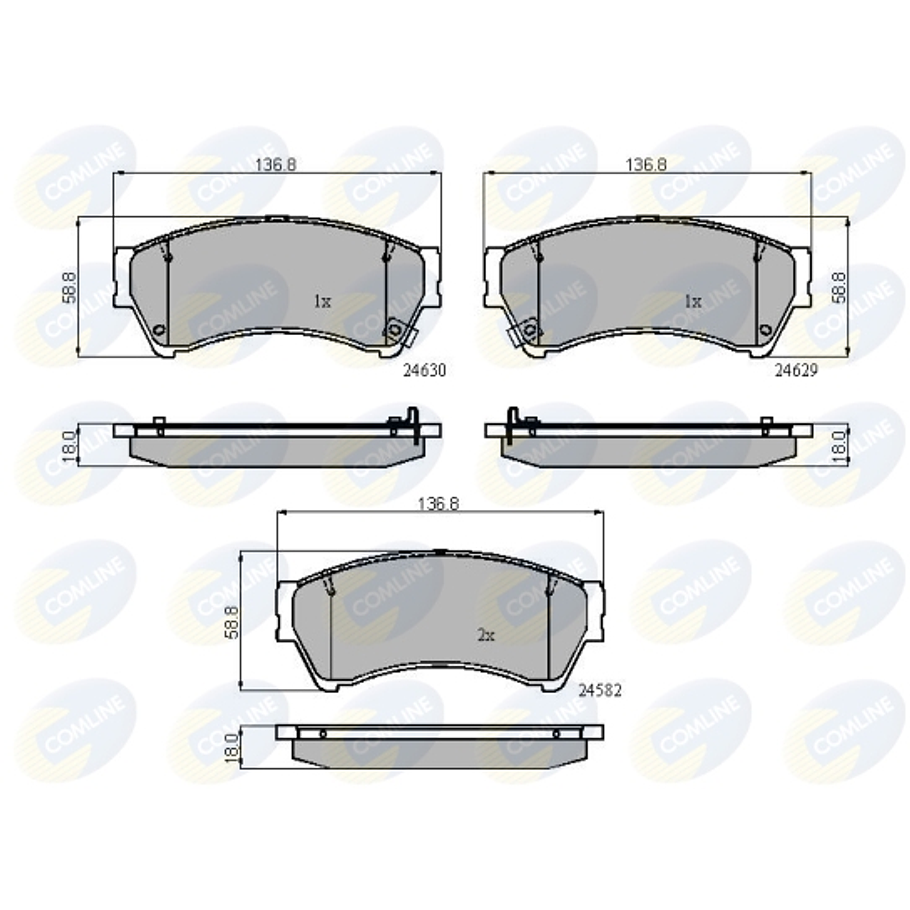 Pastillas Freno COMLINE CBP31787 4