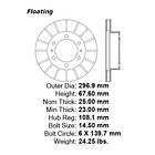 Disco Freno Toyota Hilux 2004-2015 Delantero 3
