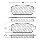 Pastillas Freno Opel Mokka 2013-2020 Trasero 4