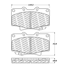 Pastillas Freno Toyota Land Cruiser (Confort models) 1990-20 3