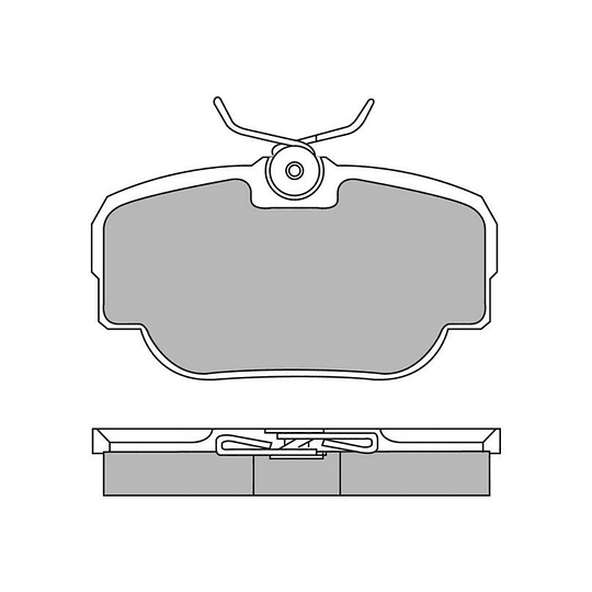 Pastillas Freno Mercedes Benz 190 E 1984-1996 Delantero, Tra