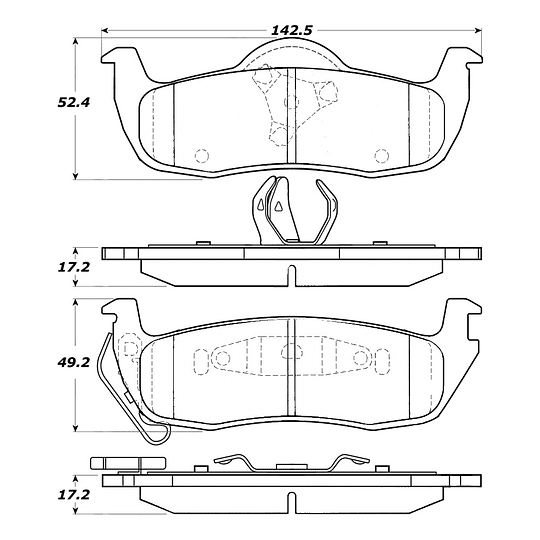Pastillas Freno ALLIED NIPPON ADB31734