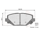 Pastillas Freno Dodge Grand Caravan 2008-2020 Trasero 4