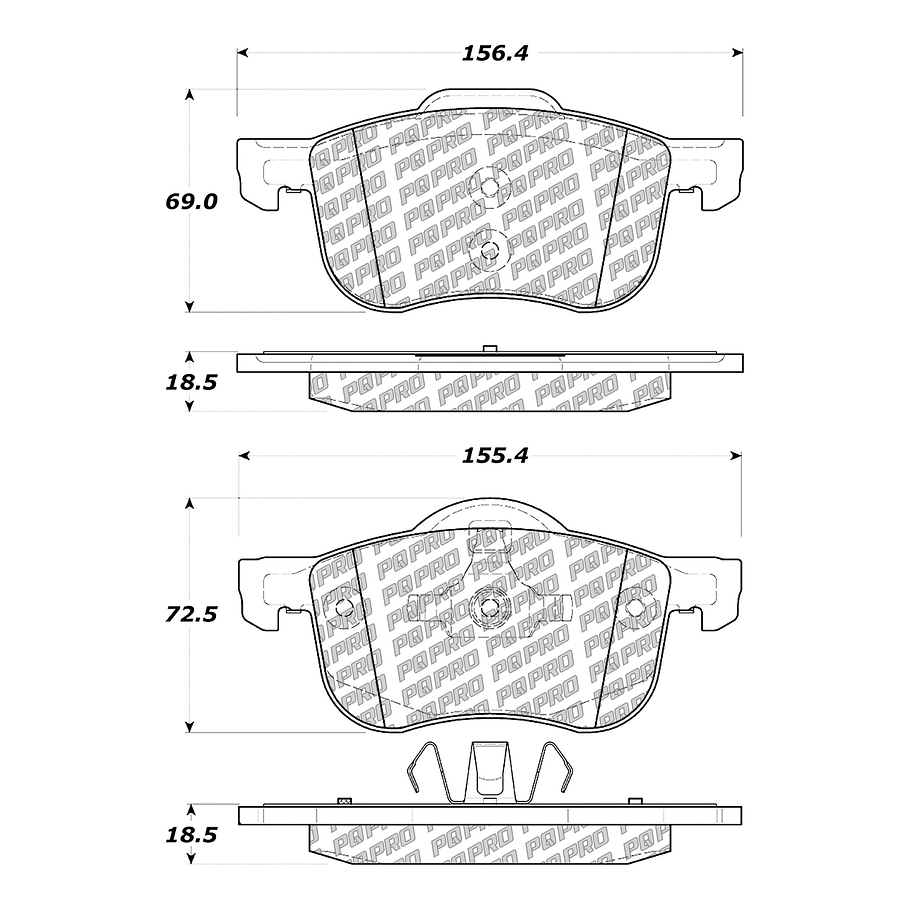 Pastillas Freno PQPRO 500.07940 2