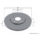 Disco Freno Volvo S90 2017-2023 Delantero 4