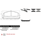 Pastillas Freno Dodge RAM 2009-2019 Trasero 2