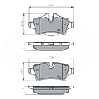 Pastillas Freno Mini Cooper 2006-2013 Trasero 3